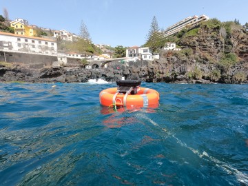 data buoy moored off the coast of Madeira